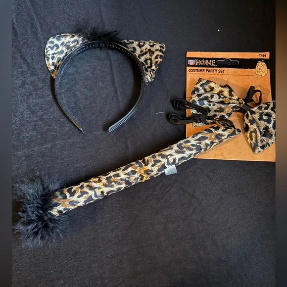 Leopard Print Costume Party Set - Picture 2 of 2